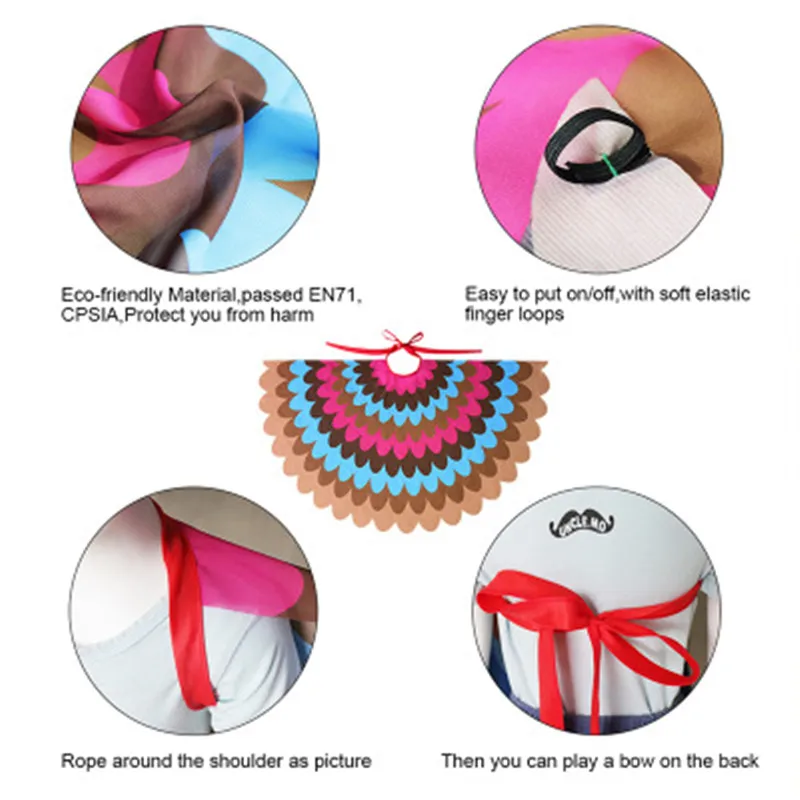 Карнавальный костюм детский для мальчиков с изображением птиц крылья животных