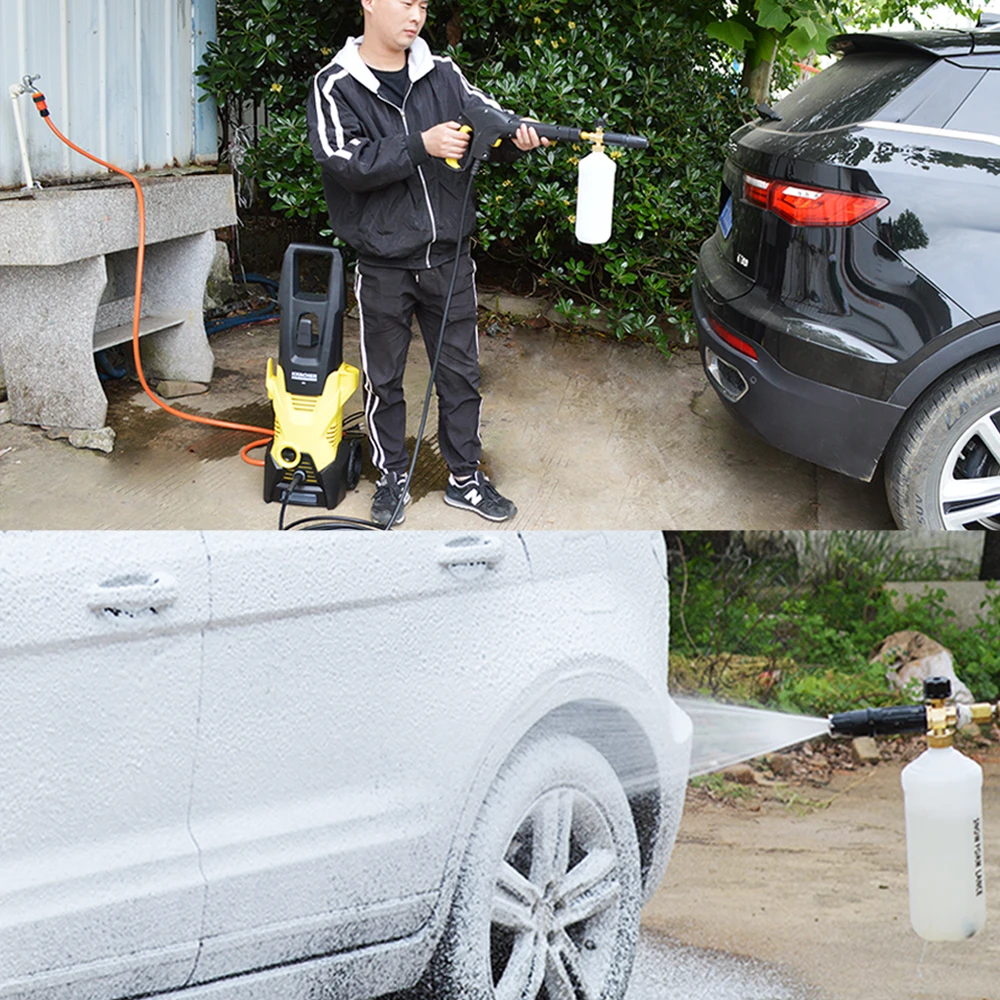 

Foam Generator Foam Cannon Foam Nozzle Car Foam Wash for Karcher K2 K3 K4 K5 K6 K7 Tornado Gun High Pressure Washer Car Washer