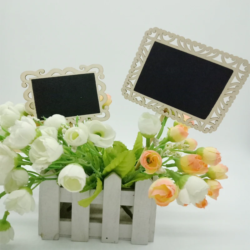 5 шт. деревянные Меловые доски для письма и сообщений | Дом сад