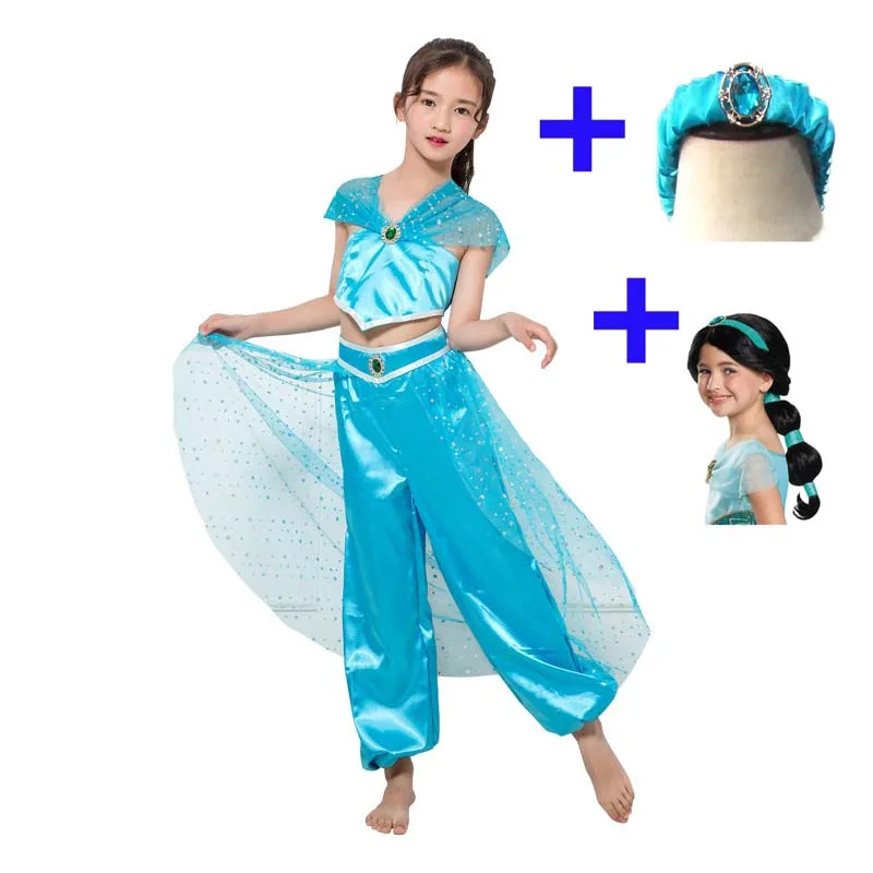 Aladdin и волшебная лампа костюм принцессы Аладдина жасмин женский комплект одежды