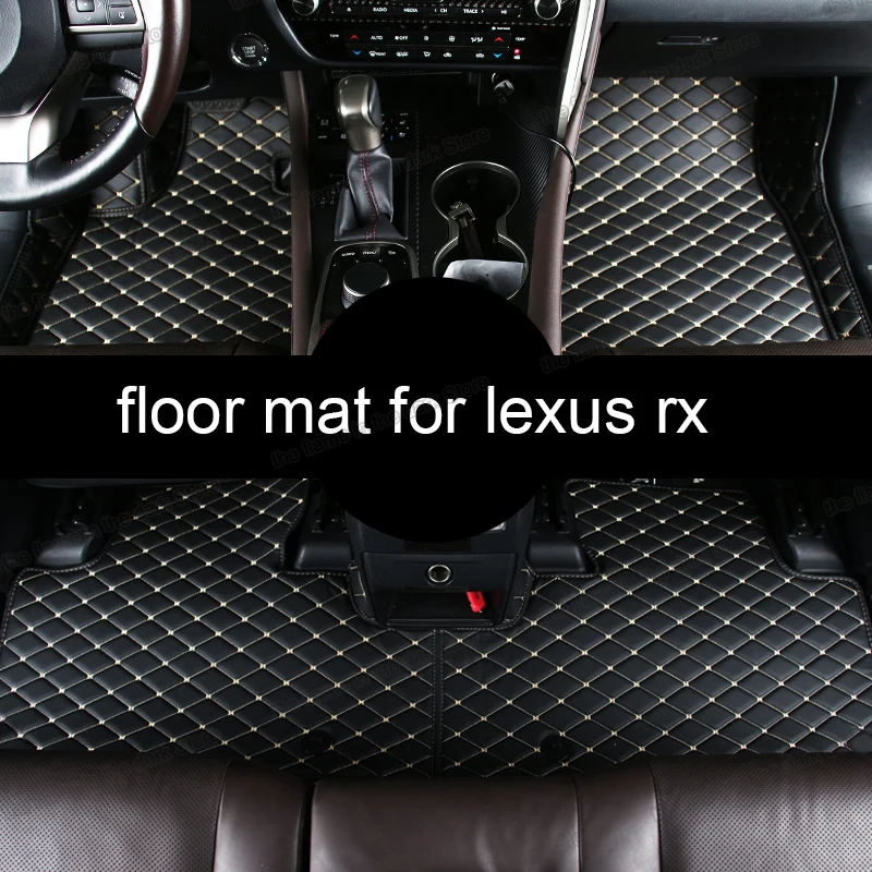 Кожаные автомобильные коврики для lexus rx rx350 rx200t rx300 rx450h 2015 2016 2017 2018 2019 2020 2021 коврик