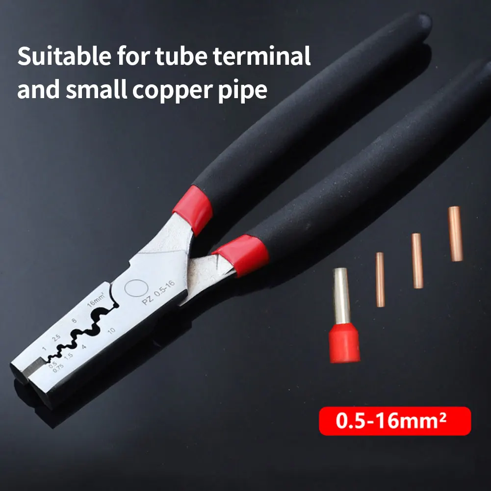 

Crimping Pliers Cutter Auto Wire Stripper Multifunctional Stripping Tools Insulation Pliers Terminal 0.5-16mm2 tool For Car