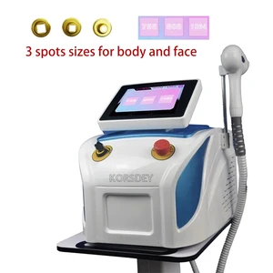 Newest 808nm Diode Laser Painless Fast Hair Removal Machine 755nm 1064nm 808nm 3 Wavelength Body Hair Removal Machine With CE