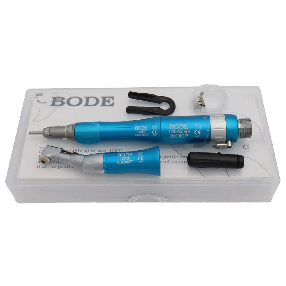 Стоматологический низкоскоростной наконечник цветной прямой нос контр-угол