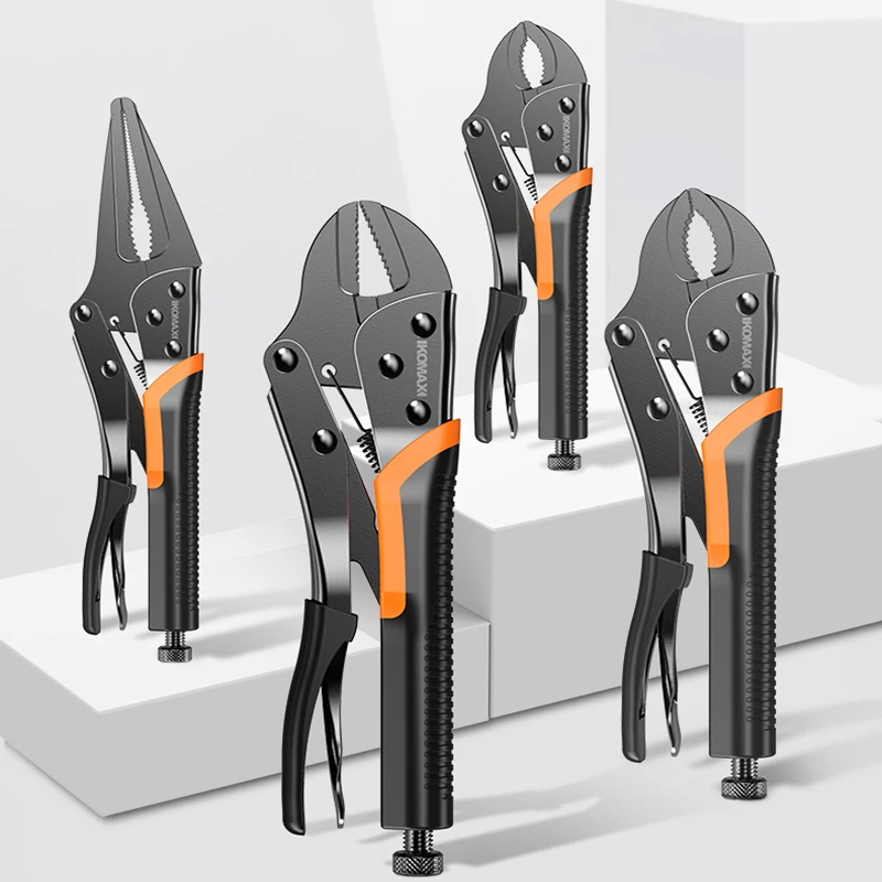 1 шт. фиксирующие плоскогубцы с изогнутыми зажимами регулируемые C стандартные