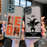 killer leon professional uncle girl couple phone case for iphone 11 12 13 pro max xs max x xr se2 8 7 6 plus transparent cover