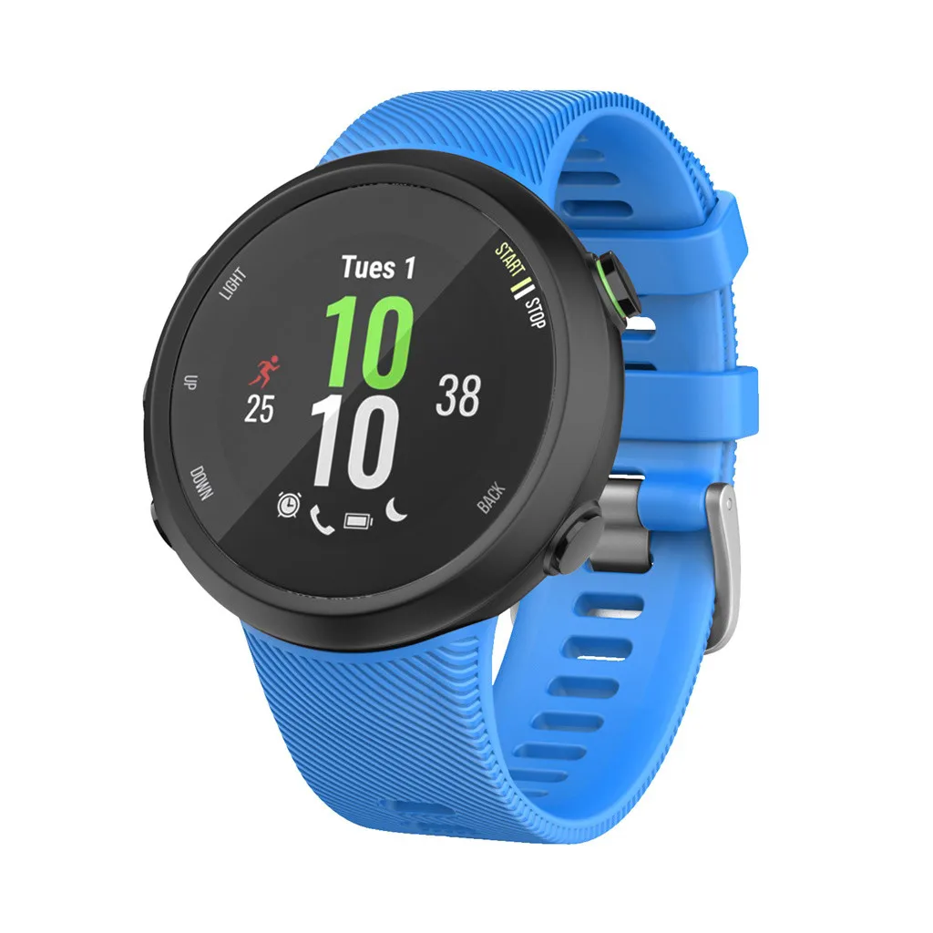 Для Garmin Forerunner 45 45S спортивный мягкий силиконовый сменный ремешок для наручных часов Смарт-часы носимые Аксессуары#1019