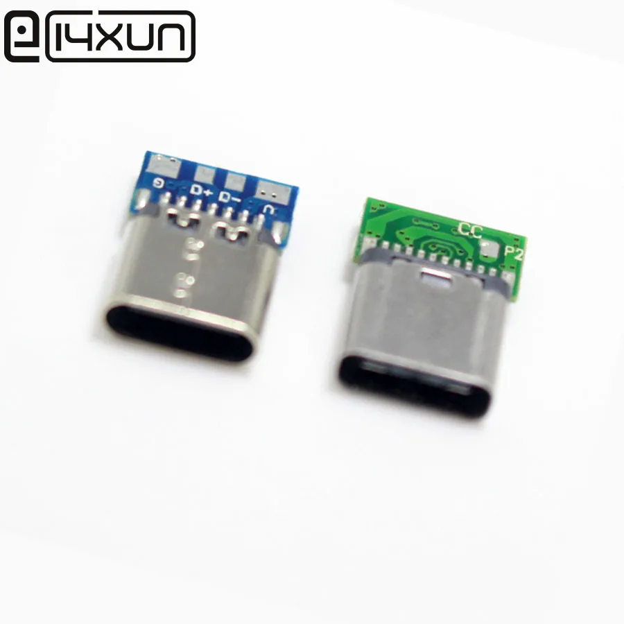 1/3/5 штук в наборе USB 3 1 Тип C разъем 14 контактный розетка сквозных отверстий PCB 180