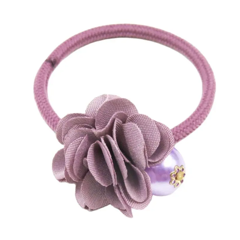 1 шт. фиолетовые Цветочные эластичные повязки для волос девочек богемная повязка