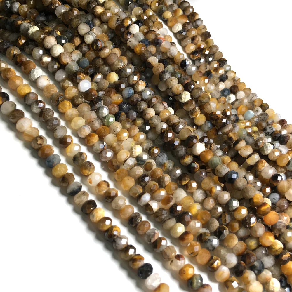 

Wholesale Natural Stone Beads Series Sales Colorful Beads for Women Party Gifts Jewelry Making Necklace Bracelet Size 4x6mm