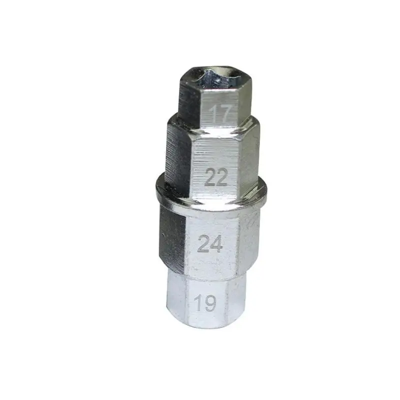 Motorcycle Front Wheel 17 19 22 24mm Hub Axle Allen Spindle Driver Tool Wrench Black Silver |