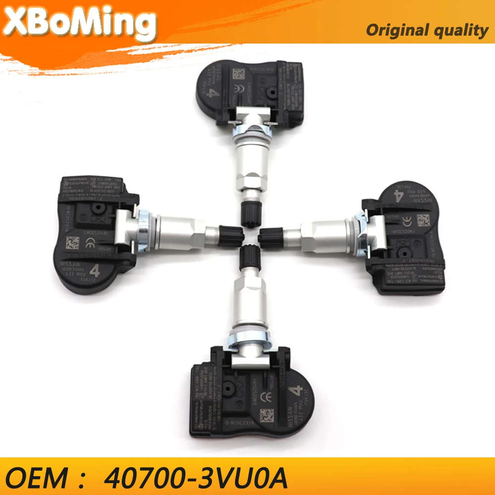 

Датчик мониторинга давления в шинах 40700-3VU0A TPMS для Nissan Almera Atleon Cabstar Evalia Note NP300 Teana 2004-2024 433 МГц