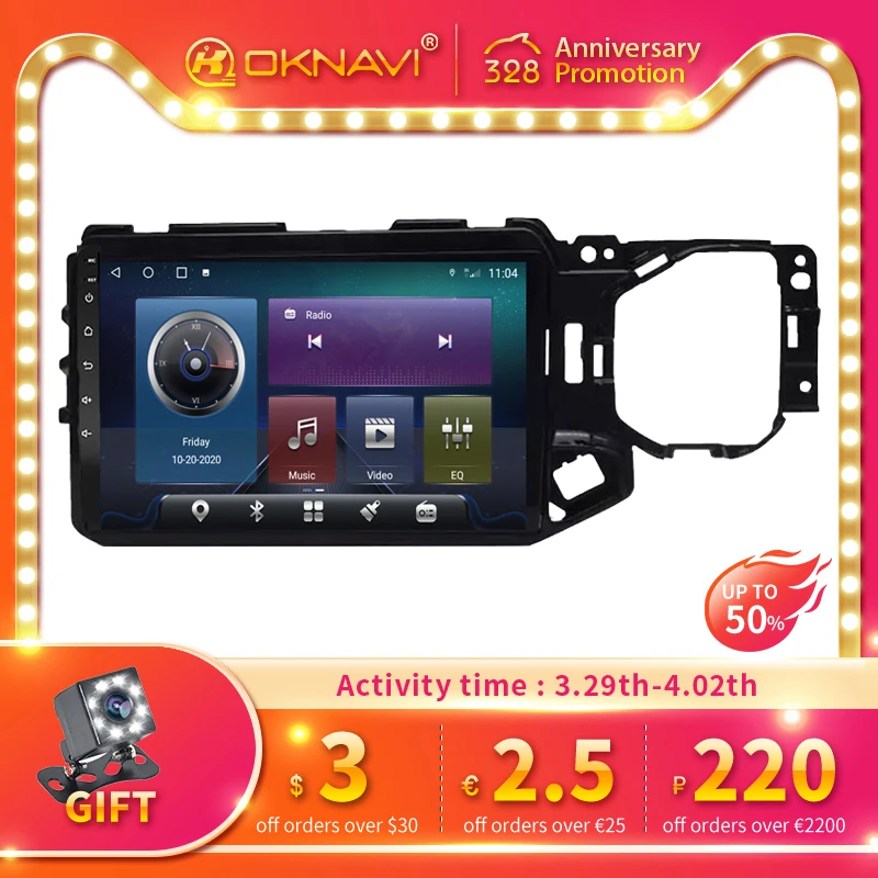 

Touch Screen 10 Inch Android 10 Car Multimedia Player For Chery Tiggo 4X 5X 2017-2018 Car Radio With Frame GPS RDS DSP Carplay