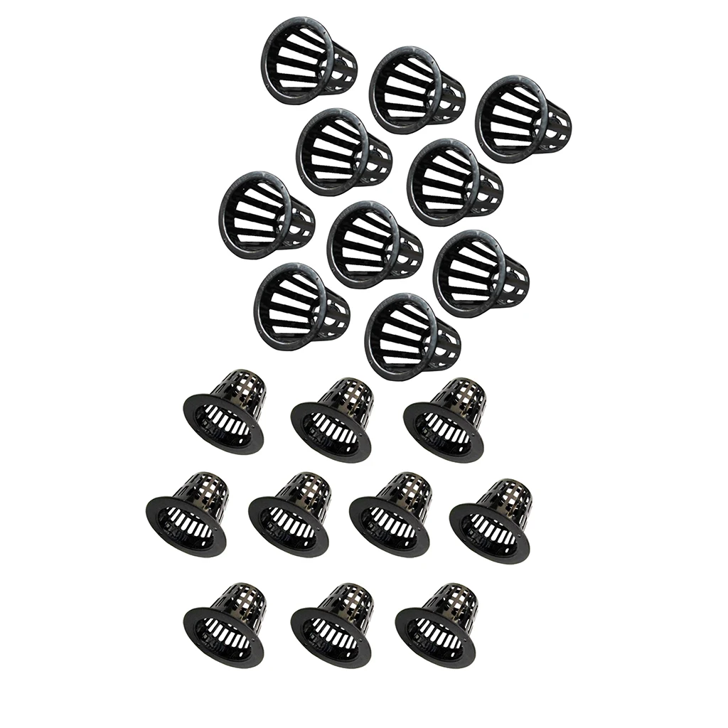 20 шт. щелевая сетка Сверхмощный фильтр для растений ведро корзина гидропоники