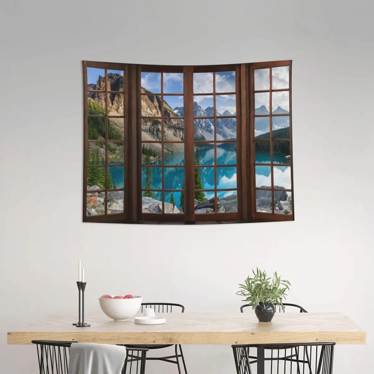 3d украшение для окна гобелен цветной полиэстеровый настенный подвесной