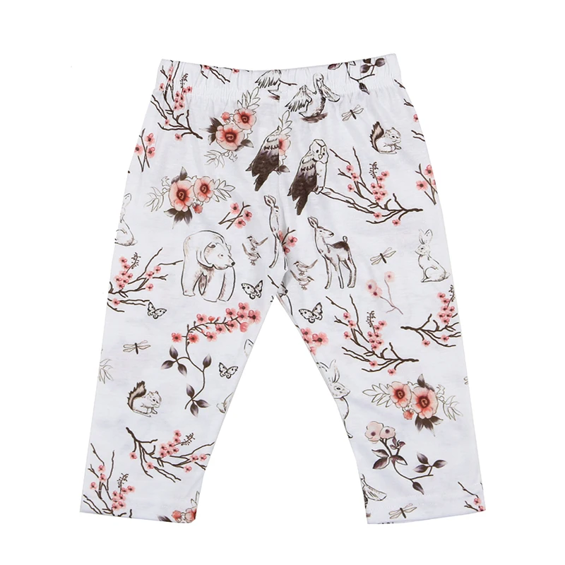 Штаны для новорожденных леггинсы маленьких девочек хлопковые детские штаны с