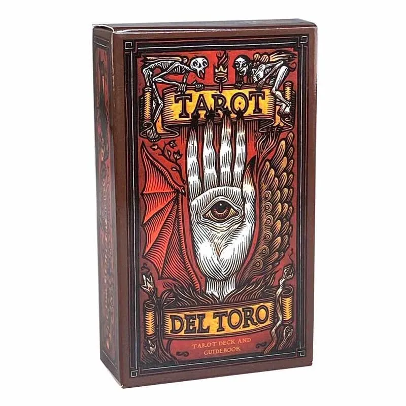 

78 карт Del Toro Tarot палубная карта Games полная англивечерние настольная игра гадания Fate Tarot карты с PDF руководством