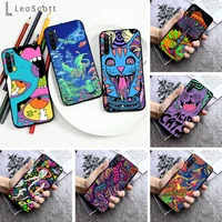 colourful psychedelic trippy phone case for xiaomi redmi note 7 8 9 pro 8t 9s mi note 10 lite pro
