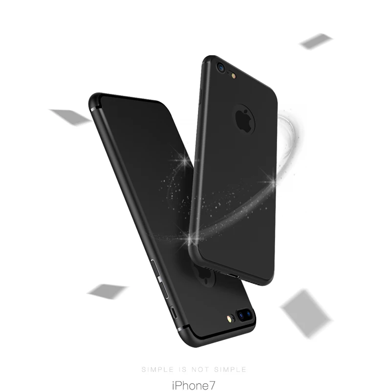 Роскошный Матовый Мягкий силиконовый чехол для iPhone 6 чехлы 6s Plus 5 5s 5SE яркие цвета