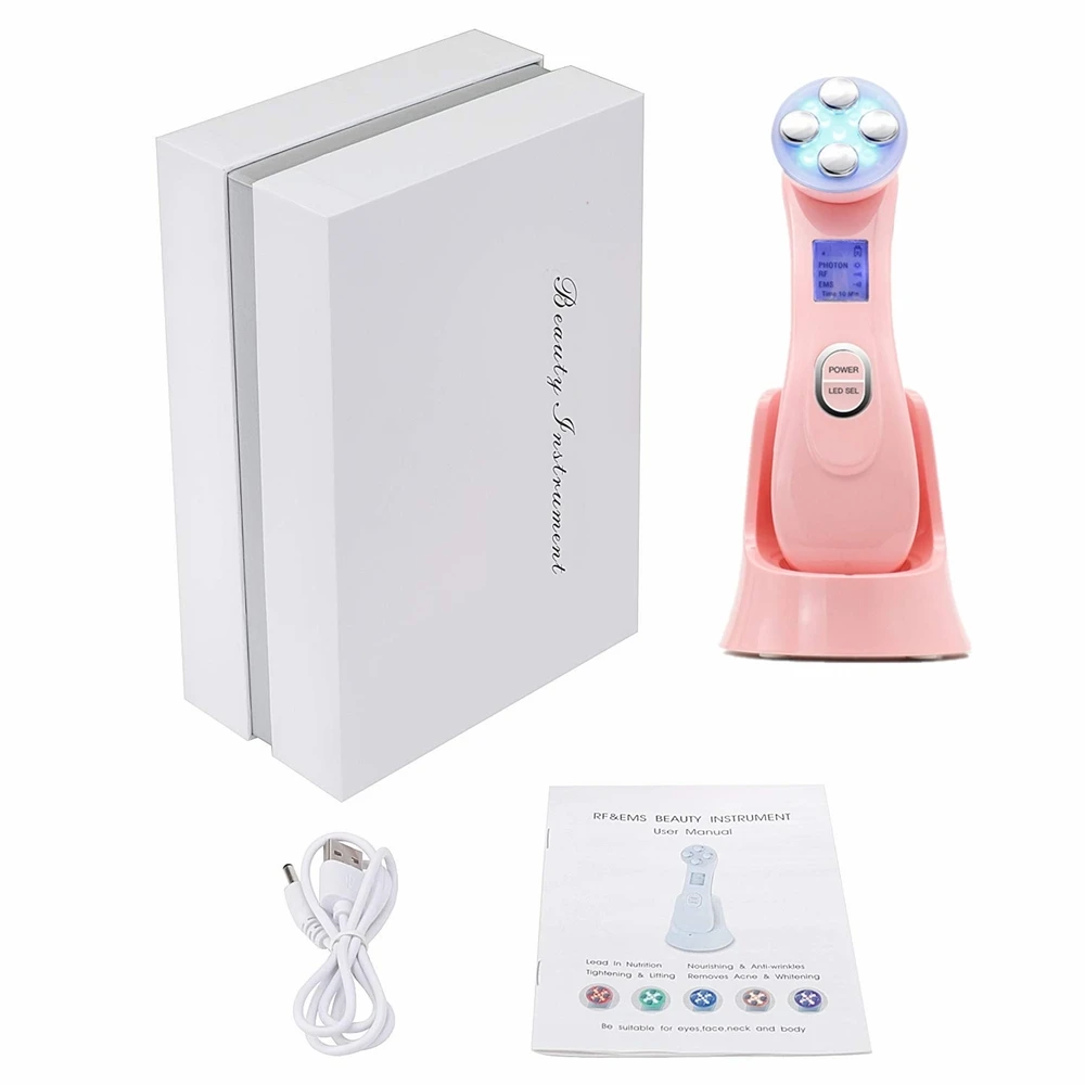Светодиодный фотон для лица радиочастотная мезотерапия Электропорация подтяжка