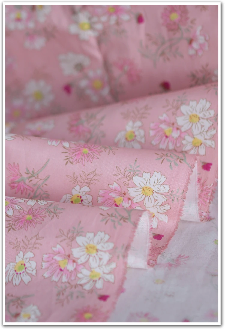 

ZXIIXZ 0.25m Cotton Day Babydoll Printed Cloth Twill Fabric Cloth Patchwork Jelly Roll Strip DIY Quilts Home Textile Design