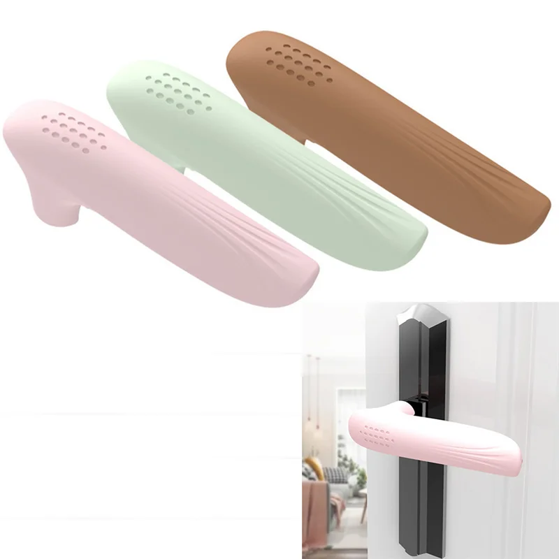 

2x Home Door Handle Knob Silicone doorknob Safety Cover Protector Baby Child Protection Products Anti-collision