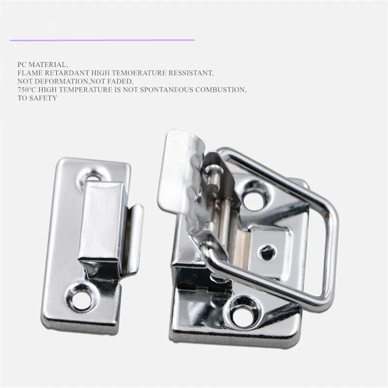 

Stainless Steel Chrome Toggle Latch For Chest Box Case Suitcase Tool Clasp Cabinet Fitting Lock Belt Hasp Buckle Hardware