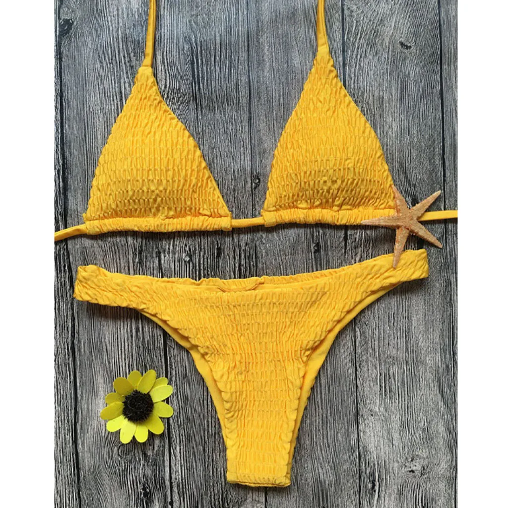 Летнее классическое бикини костюм из двух предметов с изображением подсолнуха