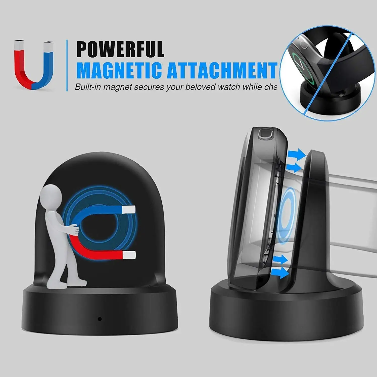 Watch Charger For Samsung Galaxy s3 Portable Wireless Fast Charging Power Source samsung watch | Наручные часы