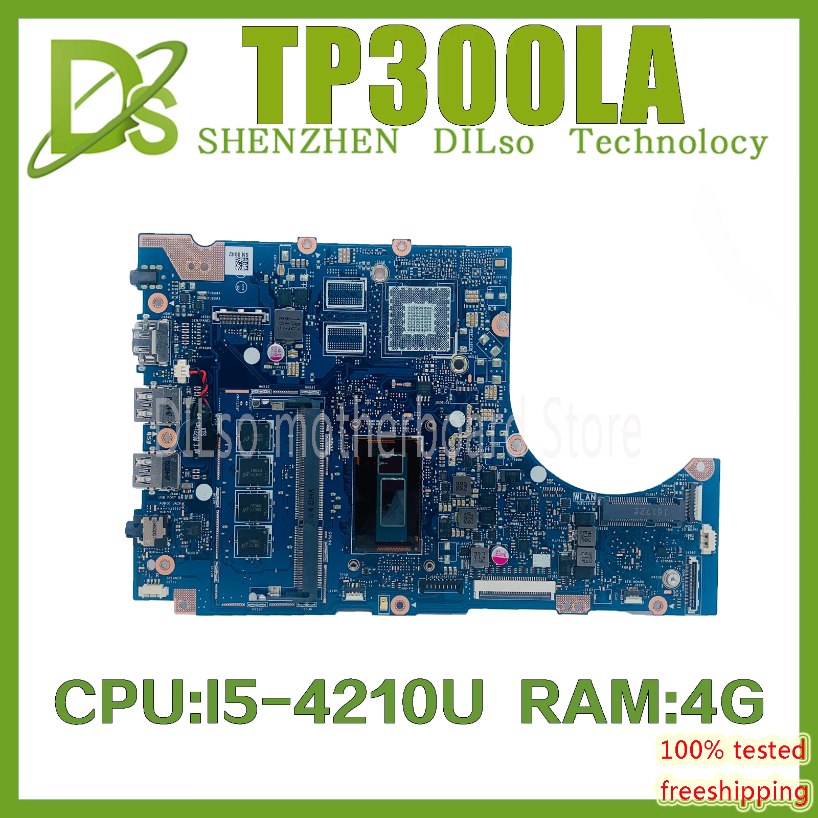 KEFU TP300LA  ASUS TP300LA Q302LA Q302L TP300 TP300L   I5-4210U 4G RAM     1, 9    100%