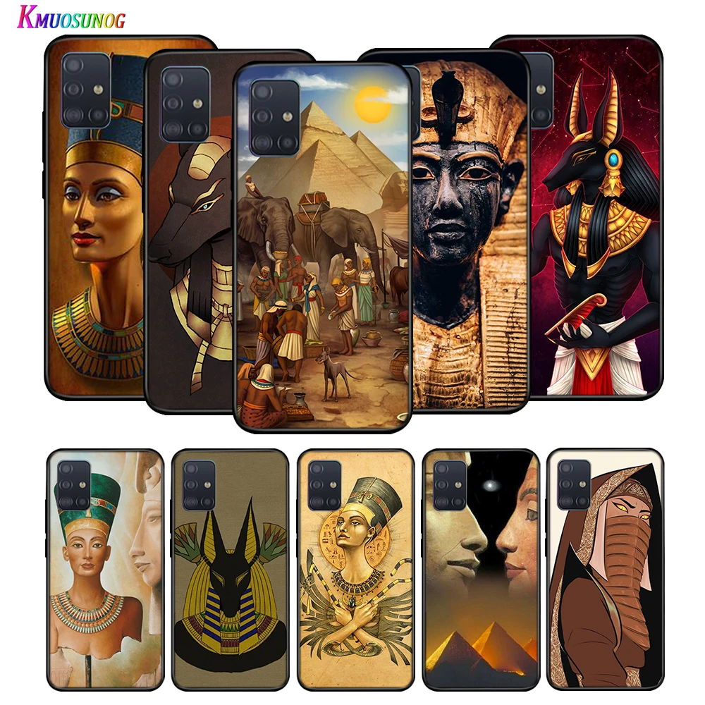 Силиконовый чехол Egypt Nefertiti Anubis Ankh для Huawei P40 P30 P20 Lite E Pro P Smart Z Plus 2019 P10 P9