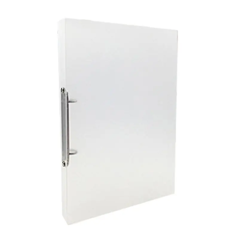 

A4 Clip File Folder Transparent Candy Color Loose Leaf Binder Storage Organizer