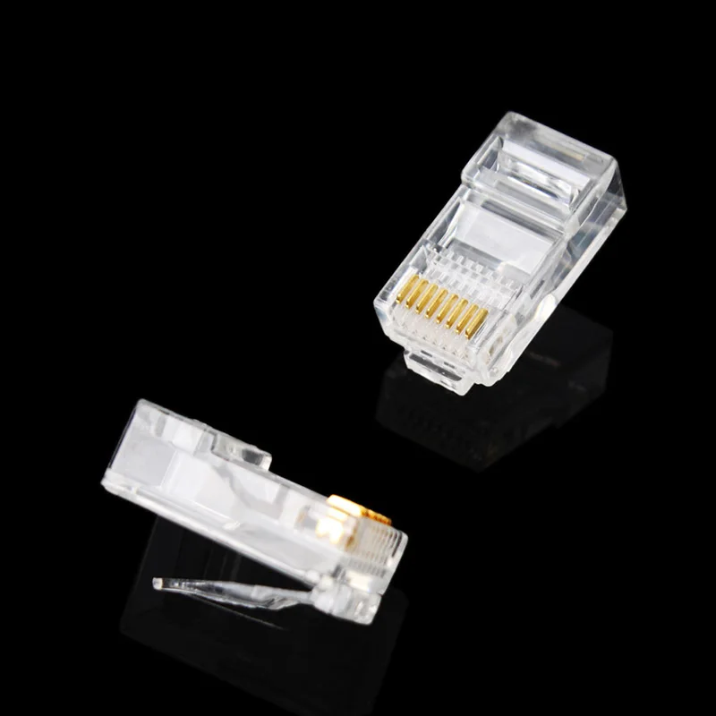 20 шт. Разъем Cat5 RJ45 8P8C модульный Ethernet-кабель с головкой сетевой разъем Cat 5 LAN |