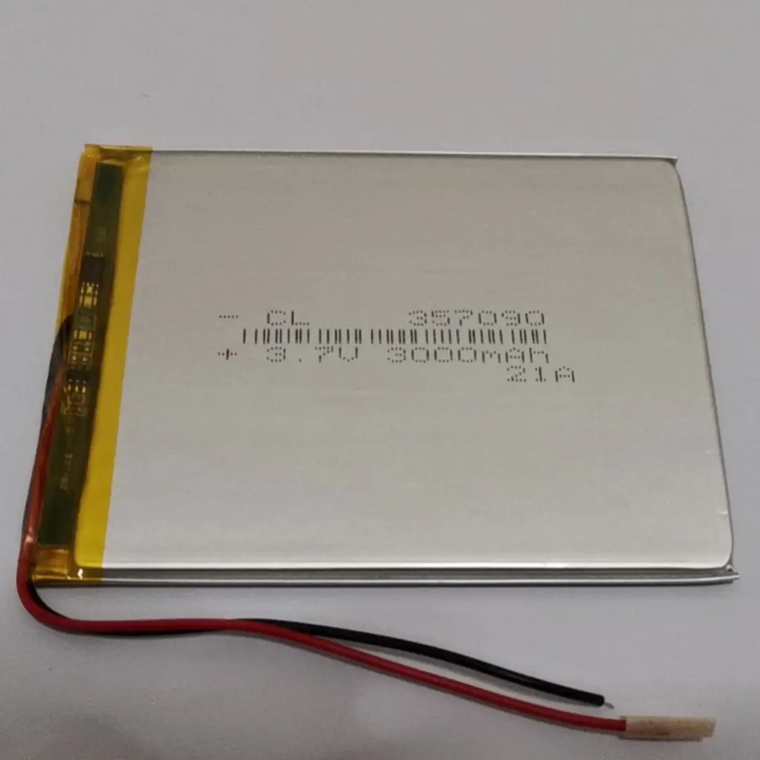 3 7 в 357090P 357090 3000 мАч с защитной платой используется для bluetooth MP3 литиевой батареи