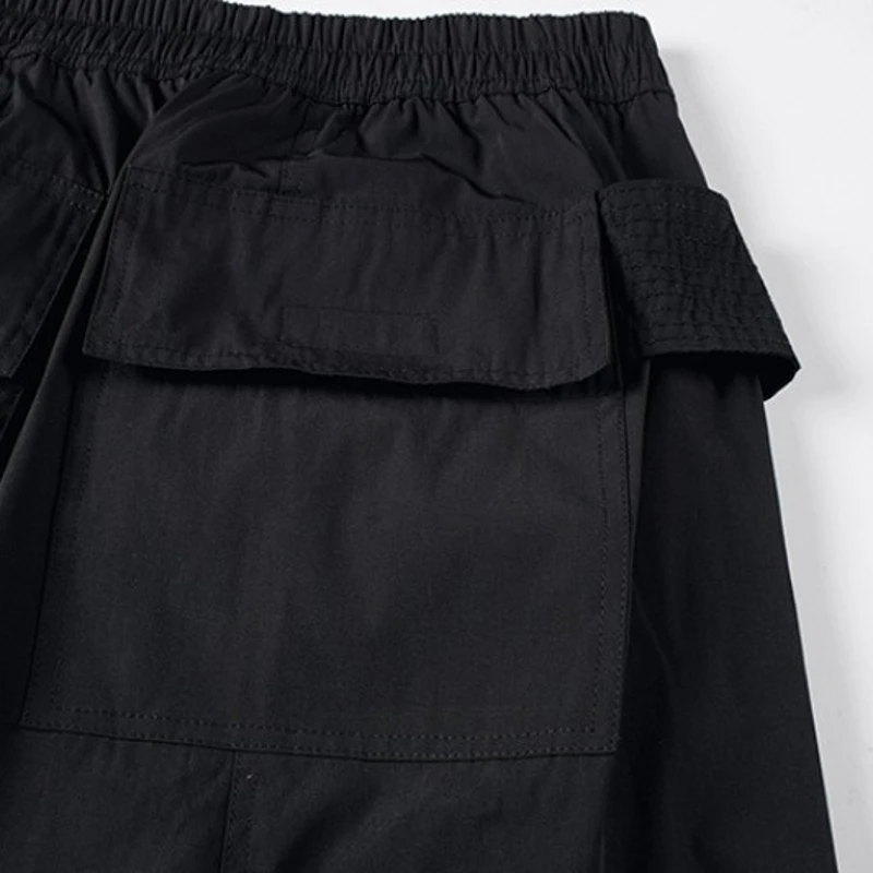 Шорты-карго мужские хлопковые до колен классические штаны-султанки с эластичным