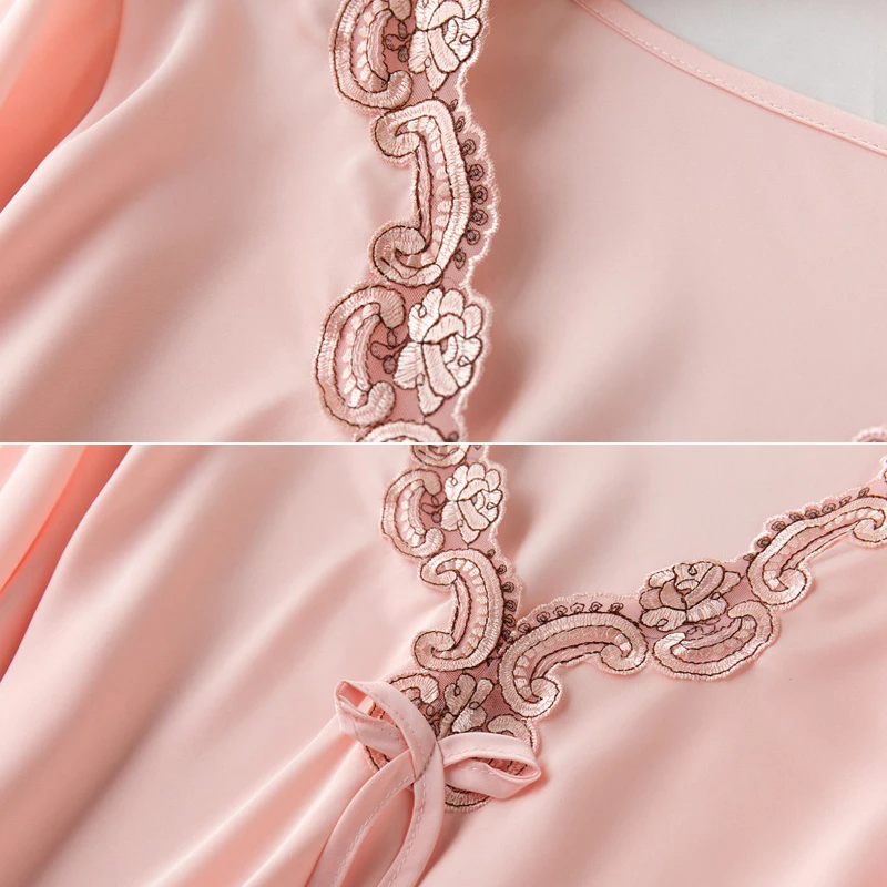 Лето 2020 розовая кружевная юбка с коротким рукавом conjunto feminino para dormir женская одежда