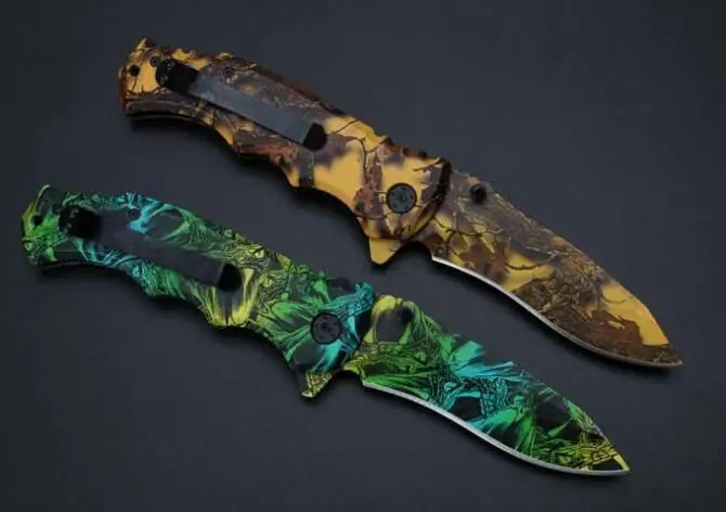 Новые охотничьи ножи из США Buck Orange Blaze Camo многофункциональный швейцарский нож