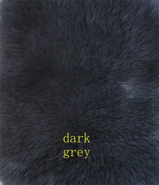 dayk grey BEIZIRUReal лисий мех пальто для женщин натуральный мех куртки жилет Зимняя верхняя одежда женская одежда - Цвет: dayk grey