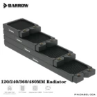Водяной радиатор DIY для охлаждения компьютера, 120240360480 мм, подходит для серии 12 см, тепловой вентилятор для компьютера с высокой плотностью толщиной 30 мм