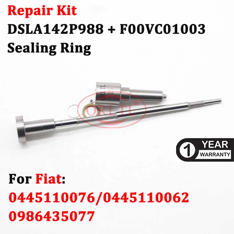 

Nozzle DSLA142P988 (0 433 175 281) VALVE F OOV C01 003 Fuel Injector Repair Kits For 0445110076 0445110062 0986435077