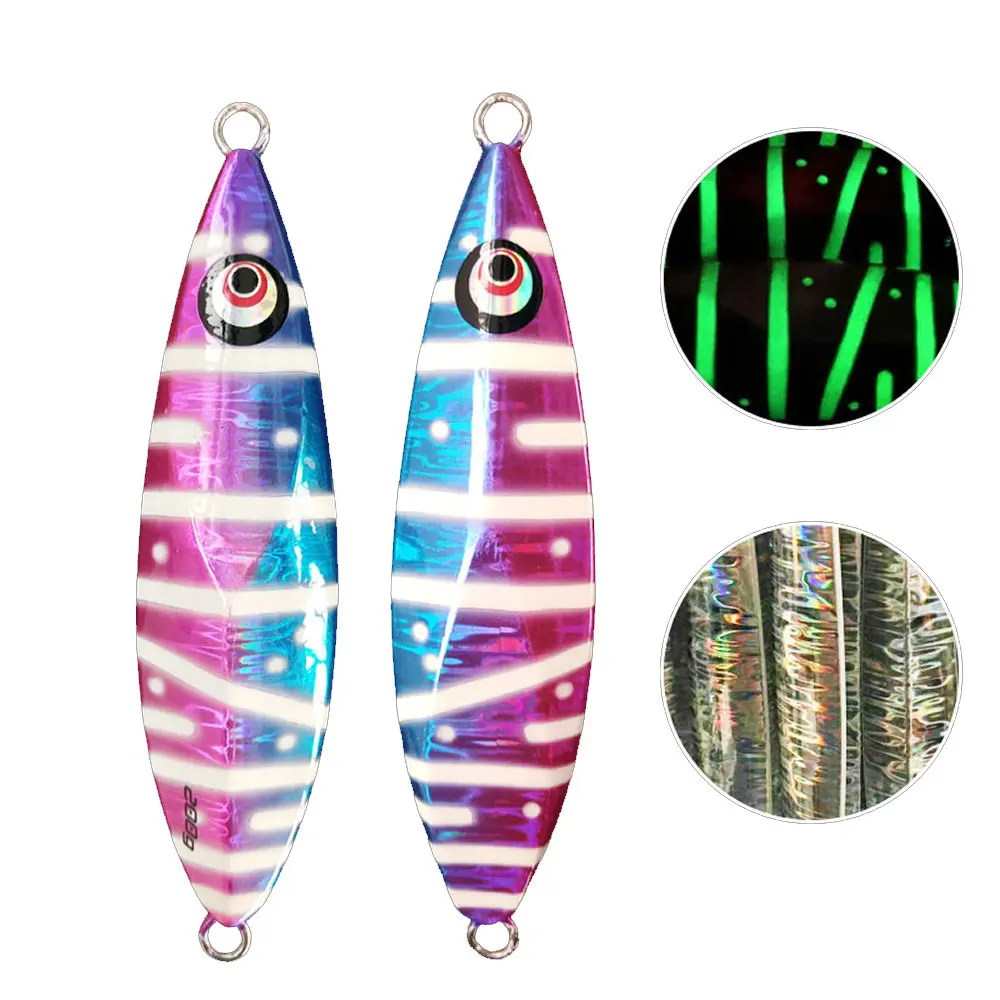 Как медленный шаг джиг металлические приманки приманка Светящиеся крючки