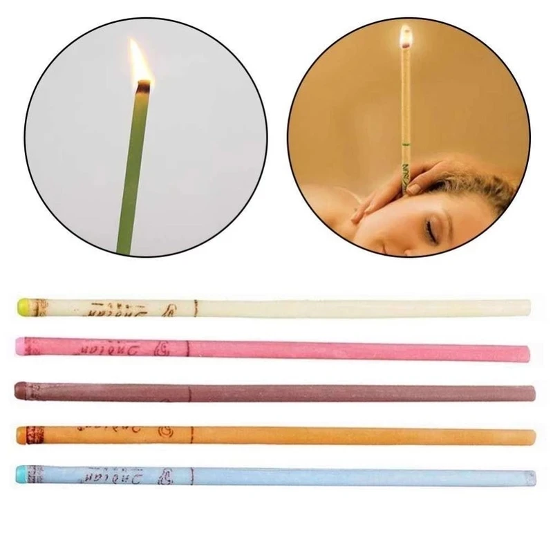 

10Pcs Ear Candle Coning Beewax Natural Ear Treatment Ear Wax Removar Healthy Care Tools Chinese Type Therapy Dropship C1983