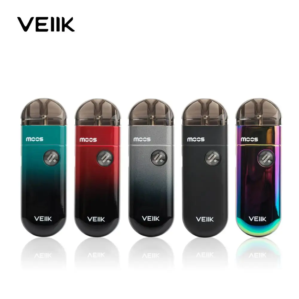 VEIIK Новый CBD перо для электронной сигареты Moos Pod System Vapor Kit электронная сигарета 1100