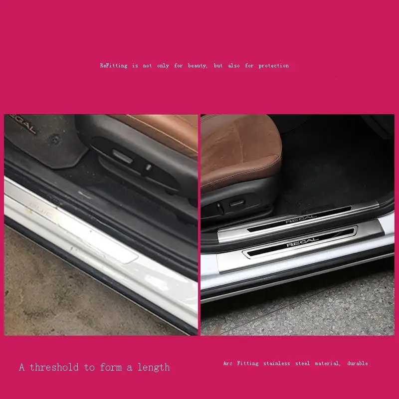 

Coche Akcesoria Samochodowe Exterior Decoration Accessories Car Sticker Door Welcome Pedal 2017 2018 2019 FOR Buick Regal