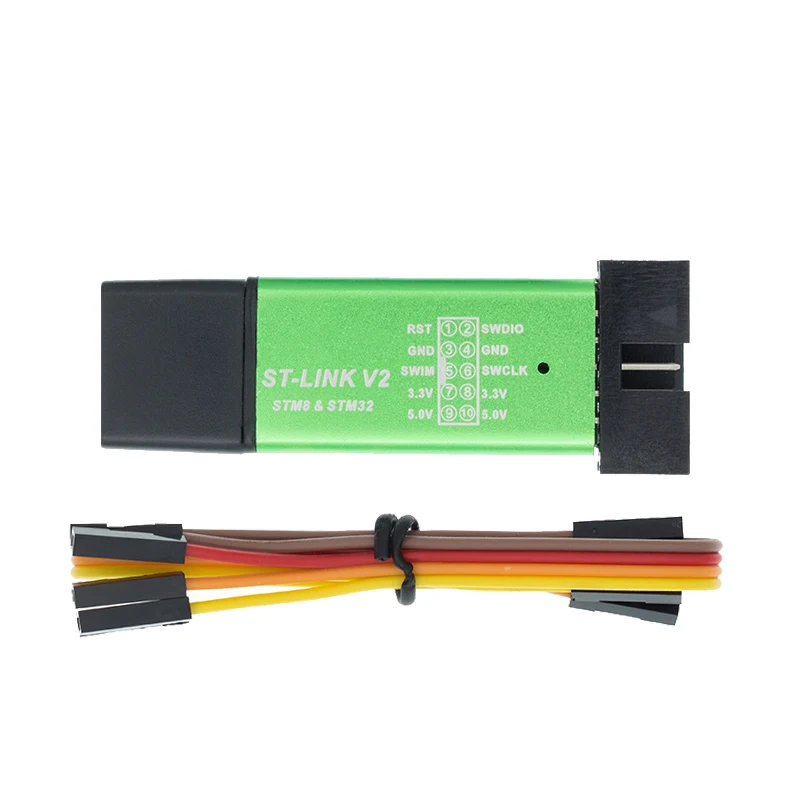 10 шт. ST LINK Stlink Link V2 Mini STM8 STM32 симулятор загрузки программатор программирования с