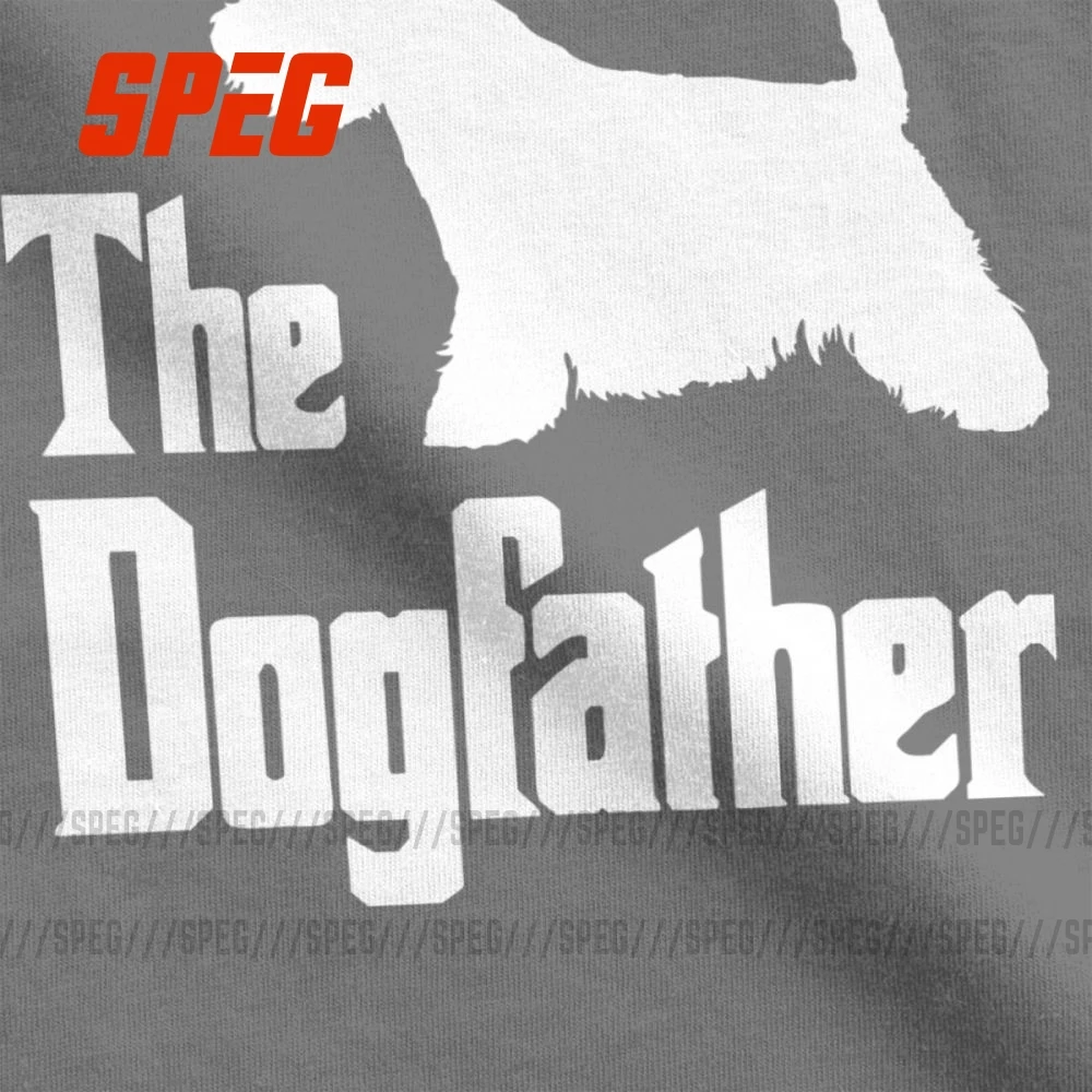 Футболка Dogfather West Highland White Terrier Dog мужская хлопковая забавная футболка Подарочная