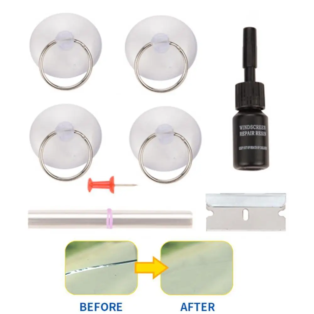 

Vehicle Window Screen Glass Scratch Crack Car Windshield DIY Repair Kit Tool
