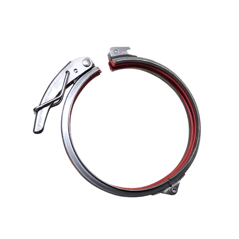 

Регулируемый зажим для трубы, зажим для шланга, быстросъемный круглый зажим для трубки, кольцевой зажим SS/оцинкованный диаметр 80-400 мм