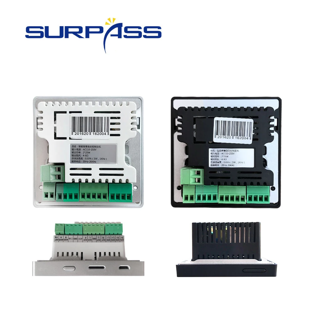 Беспроводной настенный Bluetooth усилитель с поддержкой Fm радио и сенсорным