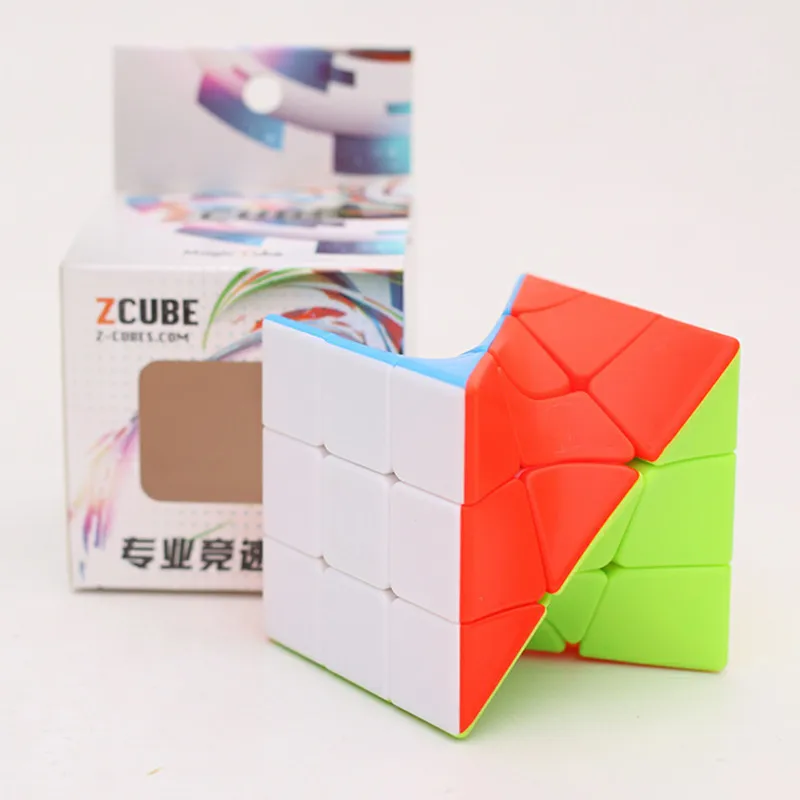 

Z CUBE 3x3x3 извилистые Magic Cube Профессиональный Скорость Cube s 3x3 головоломки 3, 3, Cubo Magico, пазл, лучшие игрушки, пазлы для детей
